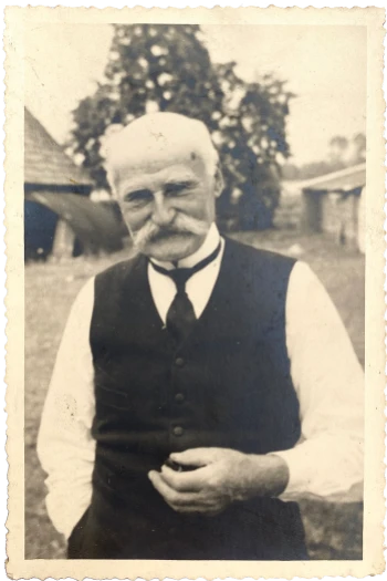 Vintage foto van Adolf Vandenbussche
